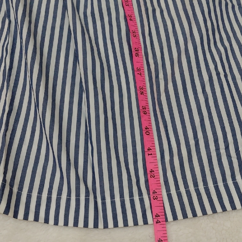 ASOS Blue and White Striped Midi Dress - Picture 7 of 14